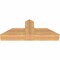 Ekena Millwork Portland Smooth Timber Gable Bracket, Western Red Cedar, 36"W x 13"H x 5 1/2"D x 5 1/2"F, 9/12 Pitch GBW036X13X0606POR00SWR - alternate 4